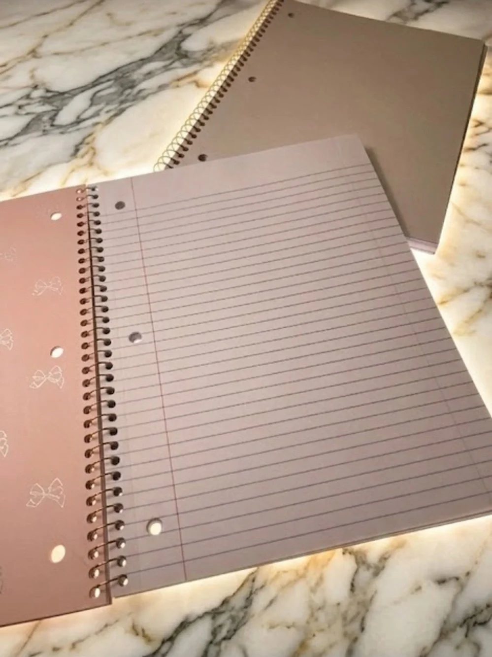 LoveShackFancy Notebooks and Pink Binder Set